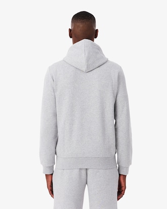 Hoodie aus Fleece mit Rei&szlig;verschluss