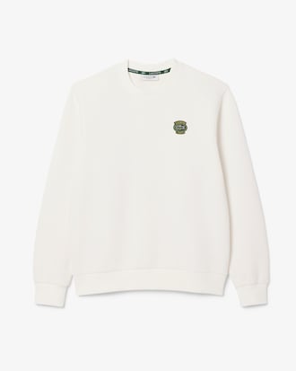 Sweatshirt mit Rundhalsausschnitt und Badge