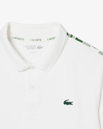 Tennis-Polohemd mit Branding-Streifen und Ultra-Dry-Technologie
