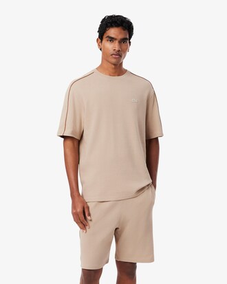 Rippstrick-Pyjama-Set aus Baumwolle mit Tiefpr&auml;gung