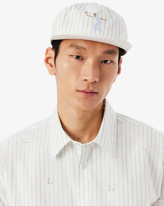 Relaxed Fit-Hemd aus Baumwolle mit Stickerei