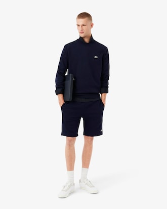 Sweatshirt aus Fleece mit Rundhalsausschnitt