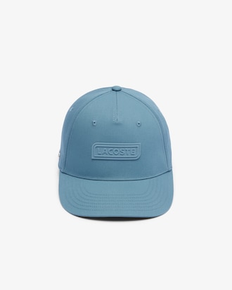 Kappe aus Gabardine mit Lacoste-Druck