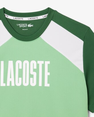 Sport-T-Shirt mit Colorblock-Design