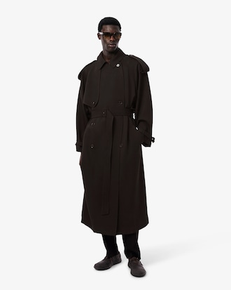 Trenchcoat Runway aus Wolle