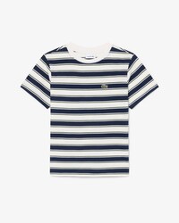 T-Shirt aus gestreifter Baumwolle