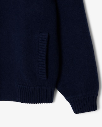 Bomberjacke aus Merinostrick