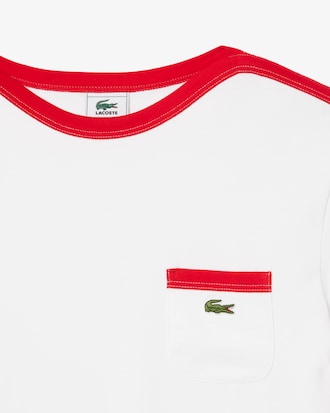 Baumwolle-T-Shirt mit Taschendetail Archive Re-edition