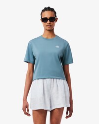 T-Shirt aus Jersey mit Krokodil-Druck
