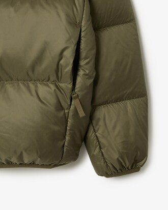 Kure, wasserabweisende Pufferjacke mit Kapuze