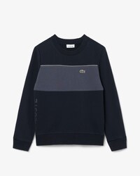 Sweatshirt aus Fleece mit Colorblock-Design