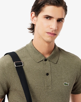 Slim Fit-Polohemd L.12.12 aus Piqu&eacute;