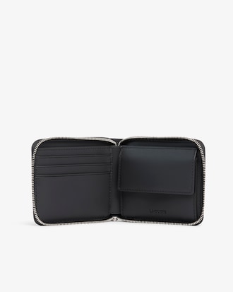 Brieftasche mit Rei&szlig;verschluss und Monogramm