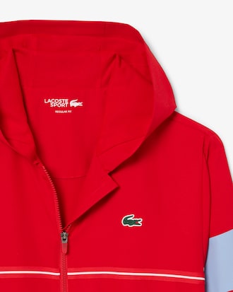 Sportjacke mit Colorblock-Design