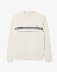 Tennis-Sweatshirt mit Branding-Streifen