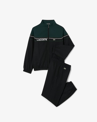 Trainingsanzug aus Diamant-Taft mit Colorblock-Design