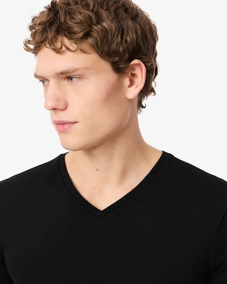 3er-Pack Loungewear-T-Shirts, Slim Fit