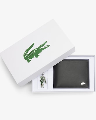 Kleine Brieftasche FG aus Leder mit Schlüsselhalter