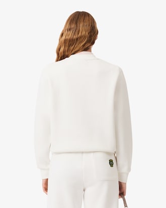 Sweatshirt mit Rundhalsausschnitt und Badge