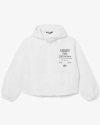 Kurze Kapuzenjacke mit Reißverschluss