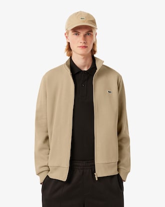 Sweatshirt aus Fleece mit hohem Kragen und Rei&szlig;verschluss