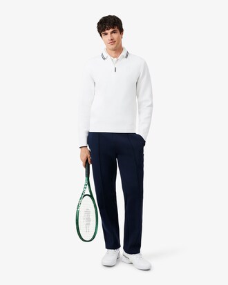 Tennis-Sweatshirt Heritage mit Polokragen und Rei&szlig;verschluss