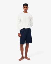 Straight Fit-Pyjamashorts aus Fleece