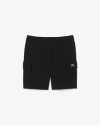 Cargo-Shorts aus Baumwollfleece