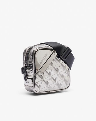 Silberne Schultertasche The Blend