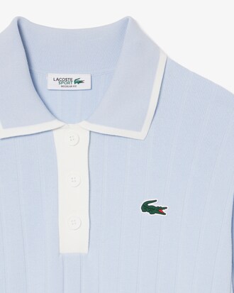 Dehnbarer Golf-Pullover mit Polokragen