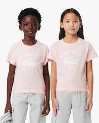 T-Shirt aus Baumwolle mit Signatur-Print