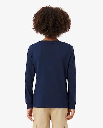 Sweatshirt aus Fleece mit Krokodil-Print   