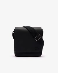 Klassische Herren-Schultertasche mit Klappverschluss