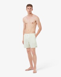 Halblange Badehose mit Strukturstreifen