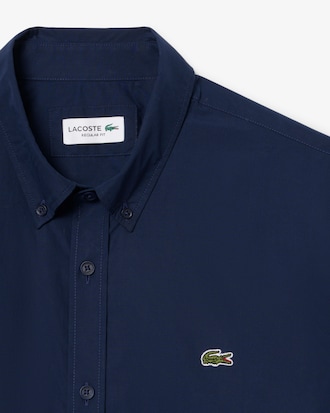 Regular Fit-Hemd aus Stretch-Popeline