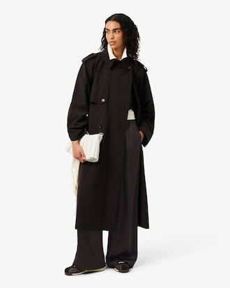 Oversized-Hose aus Stretch-Satin