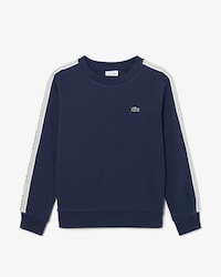 Sweatshirt aus Baumwolle mit Logostreifen