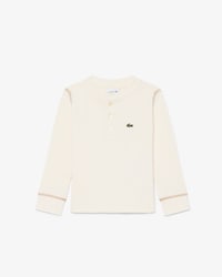 Henley-T-Shirt aus Waffelstrick