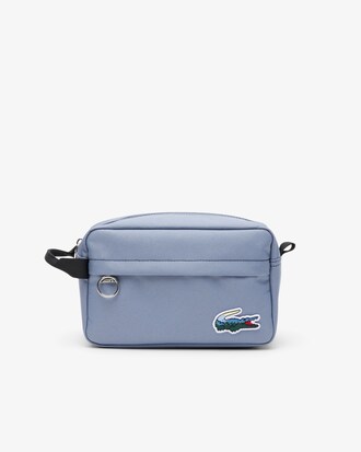 Kosmetiktasche mit Krokodil und Landschaft