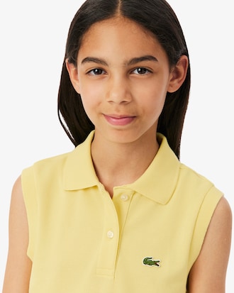 &Auml;rmelloses Kleid aus Stretch-Piqu&eacute;