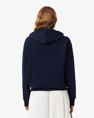 &Uuml;bergro&szlig;er Hoodie aus Fleece