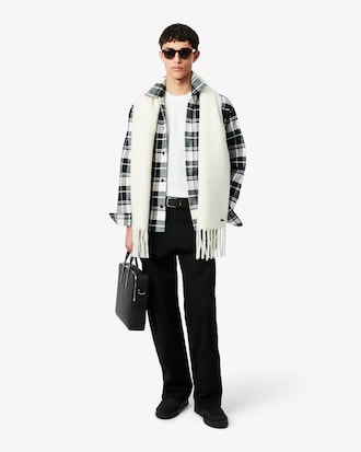 Overshirt aus kariertem Baumwoll-Twill