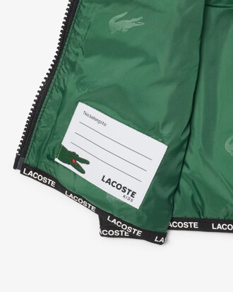 Gesteppte Unisex-Weste aus Taft