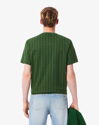 T-Shirt aus Jersey mit Monogramm