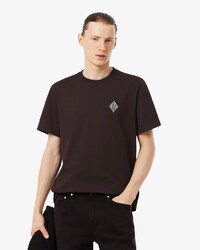 Schweres Classic Fit-T-Shirt mit Badge-Akzent