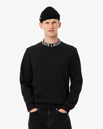 Sweatshirt aus Jersey mit Jacquard-Branding