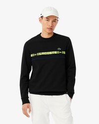 Tennis-Sweatshirt mit Branding-Streifen