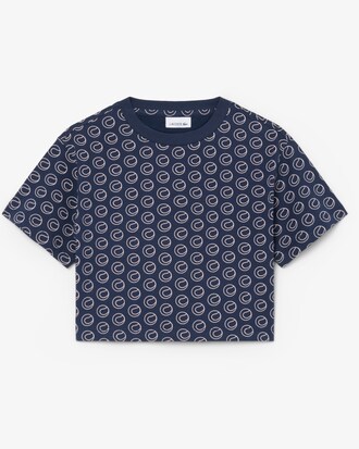 T-Shirt aus Baumwolle mit Print