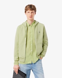 Classic Fit-Sweatshirt aus Fleece mit Rei&szlig;verschluss
