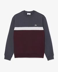 Fleece-Sweatshirt mit Colorblock-Design